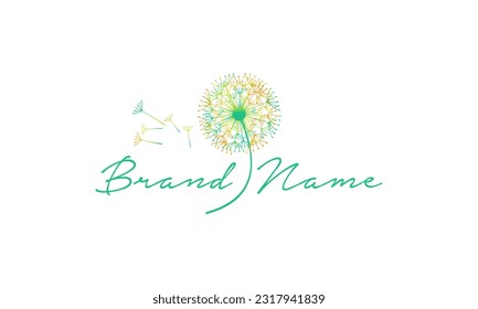 dandelion logo in white background