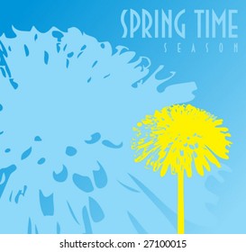 Dandelion postcard
