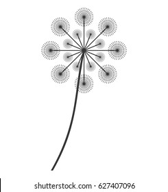 dandelion seed decoration icon