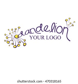 dandelion sparkle logo on white