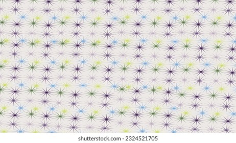 Dandelion summer pattern abstract decorative geometric for gift wrapping paper and for background template soft background color