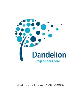 Dandelion symbol vector icon illustration design