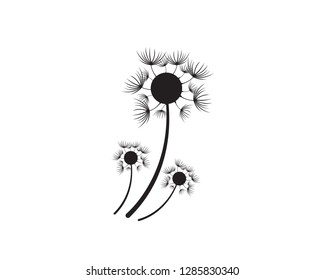 Dandelion vector illustration design