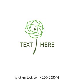 dandelion vector, dandelion logo for your company