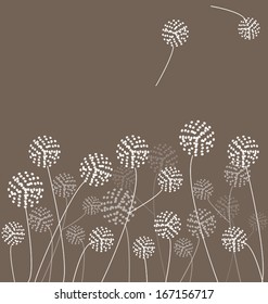 Dandelions Vector