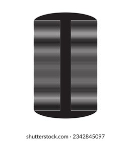 dandruff comb icon vector illustration symbol design