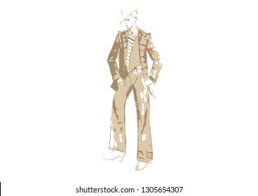 Dandy Fashion Illustration