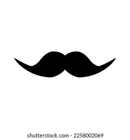 Dandy mustache icon. Gentleman. Vector.