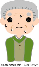Dandy old man impatient.eps
This is a vector illustration.
