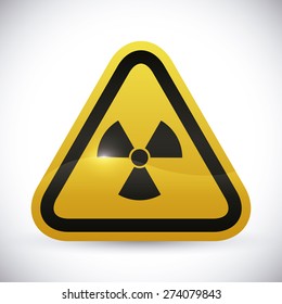 Danger Advert Design Over White Background Stock Vector (Royalty Free ...