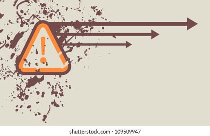 Danger art banner