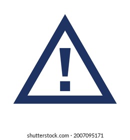 Danger, attention and warning icon sign symbol