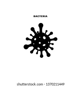 Danger bacteria vector icon illustration isolated on white background