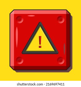 Danger Badge Vector Illustration Art
