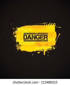 Danger banner