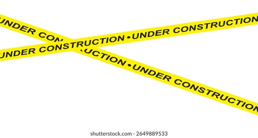 Danger barrier tape illustration and seamless tape pattern caution warning yellow sign precaution working security attention black text on yellow tape background web site in eps 10.