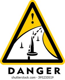 DANGER BEWARE NAIL