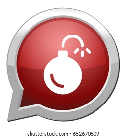 danger bomb icon