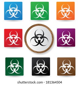 Danger buttons,vector