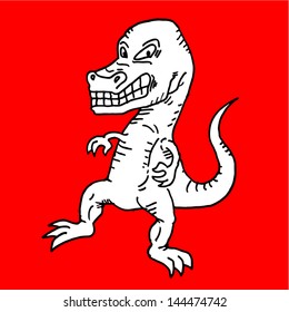 Danger cartoon animal