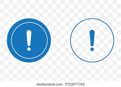 Peligro Precaución o Alerta Riesgo Advertencia Atención Conjunto de iconos. Símbolo de Vector en un estilo negro relleno y delineado. Señal de aviso de seguridad.