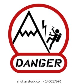 Danger climbing