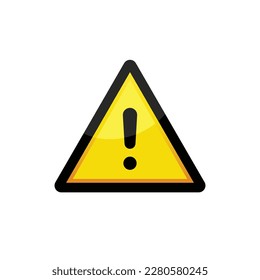 Diseño del vector de clipart peligroso. Peligro De Triángulo O Icono De Advertencia.