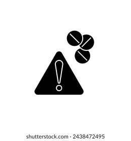 danger concept line icon. Simple element illustration. danger concept outline symbol design.