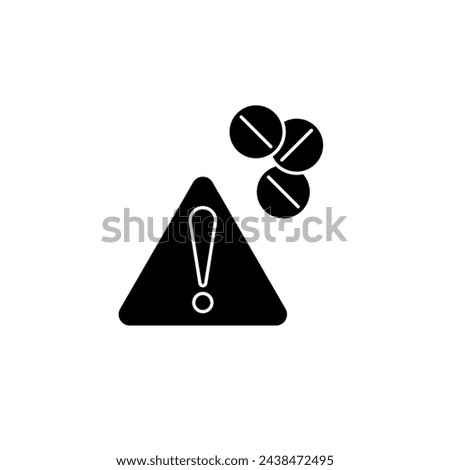 danger concept line icon. Simple element illustration. danger concept outline symbol design.