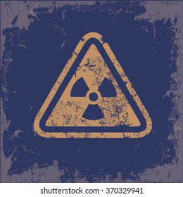 
Danger design on old background,grunge vector