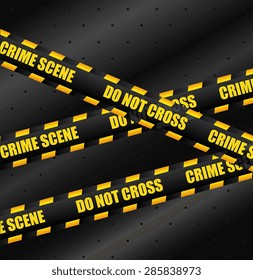 Danger design over black background, vector illustration.