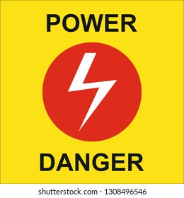 danger electric hazard sign