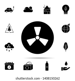 Danger, energy, nuclear icon. Universal set of ecology for website design and development, app development