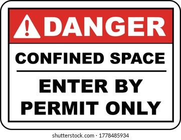 Danger No Unauthorized Entry Symbol Sign Stock Vector (Royalty Free ...