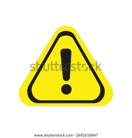 Danger Exclamation symbol icon Vector EPS
