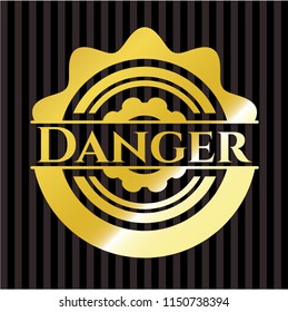 Danger golden badge