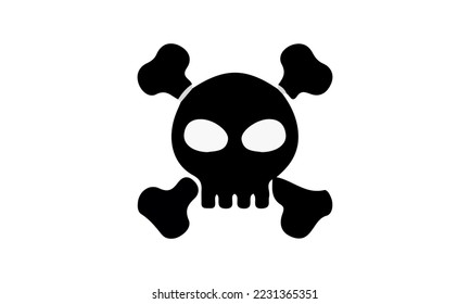 danger hallowen logo symbol designe horror vector 