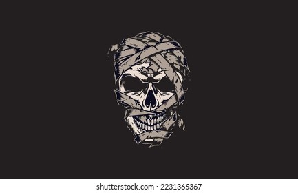 danger hallowen logo symbol designe horror vector 