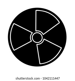 Gefahrenrisiko-Nuklearsymbol