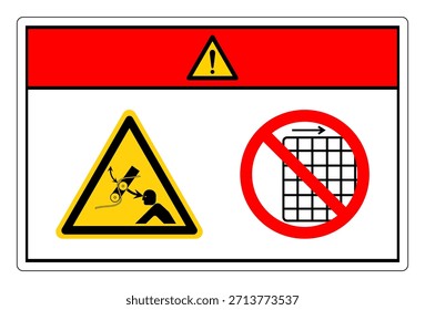 Signo De Símbolo De Impacto De Cabeza De Peligro, Ilustración vectorial, Aislado En La Etiqueta De Fondo Blanco. EPS10