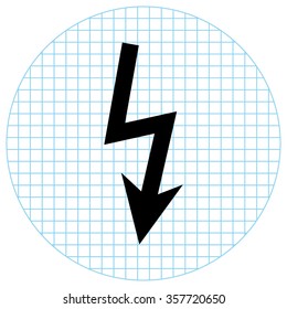 Danger icon  - black vector icon