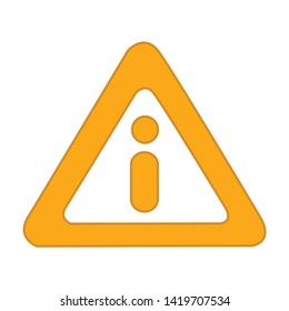 danger icon. flat illustration of danger vector icon for web