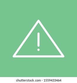 Danger icon isolated on background
