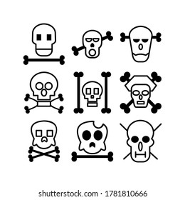 Danger icon or logo isolated sign symbol vector illustration - Collection of high quality black style vector icons

