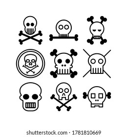 Danger icon or logo isolated sign symbol vector illustration - Collection of high quality black style vector icons
