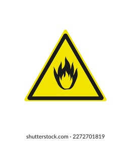 Danger icon. Radiation. Vector illustration on a white background.