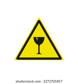 Danger icon. Radiation. Vector illustration on a white background.