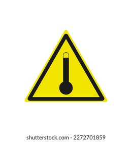 Danger icon. Radiation. Vector illustration on a white background.