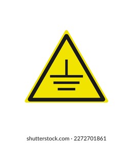 Danger icon. Radiation. Vector illustration on a white background.