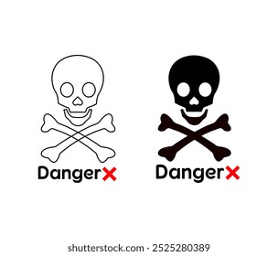 danger icon, risk mark icon,  danger button, fuman bon, red alert icon, human head symble